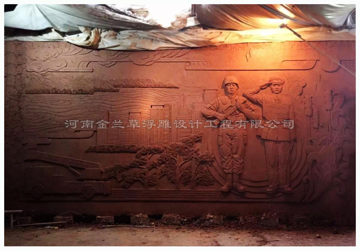 武警浮雕设计厂家